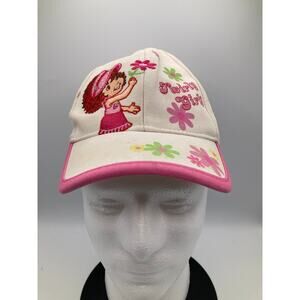 Strawberry Shortcake Baseball Cap Twirly Girly Girls Adjustable Pink Cream